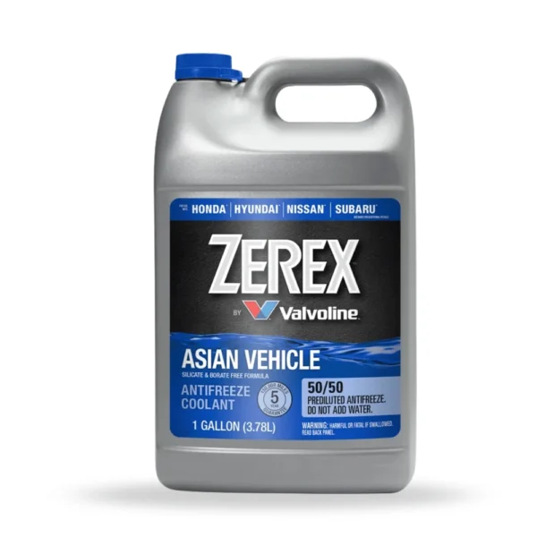 REFRIGERANTE VALVOLINE ZEREX ASIAN VEHICLE 50/50 AZUL- ANTIFREEZE + COOLANT