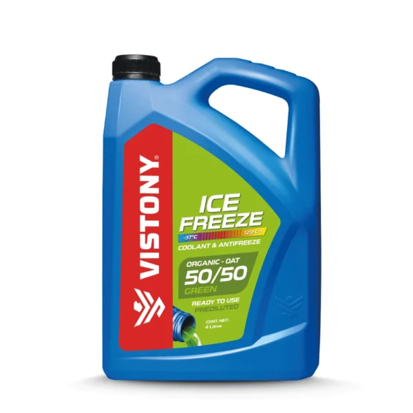 VISTONY - ICE FREZEE ORGANICO 50/50 COLOR VERDE REFRIGERANTE  - Galón 4Lt.