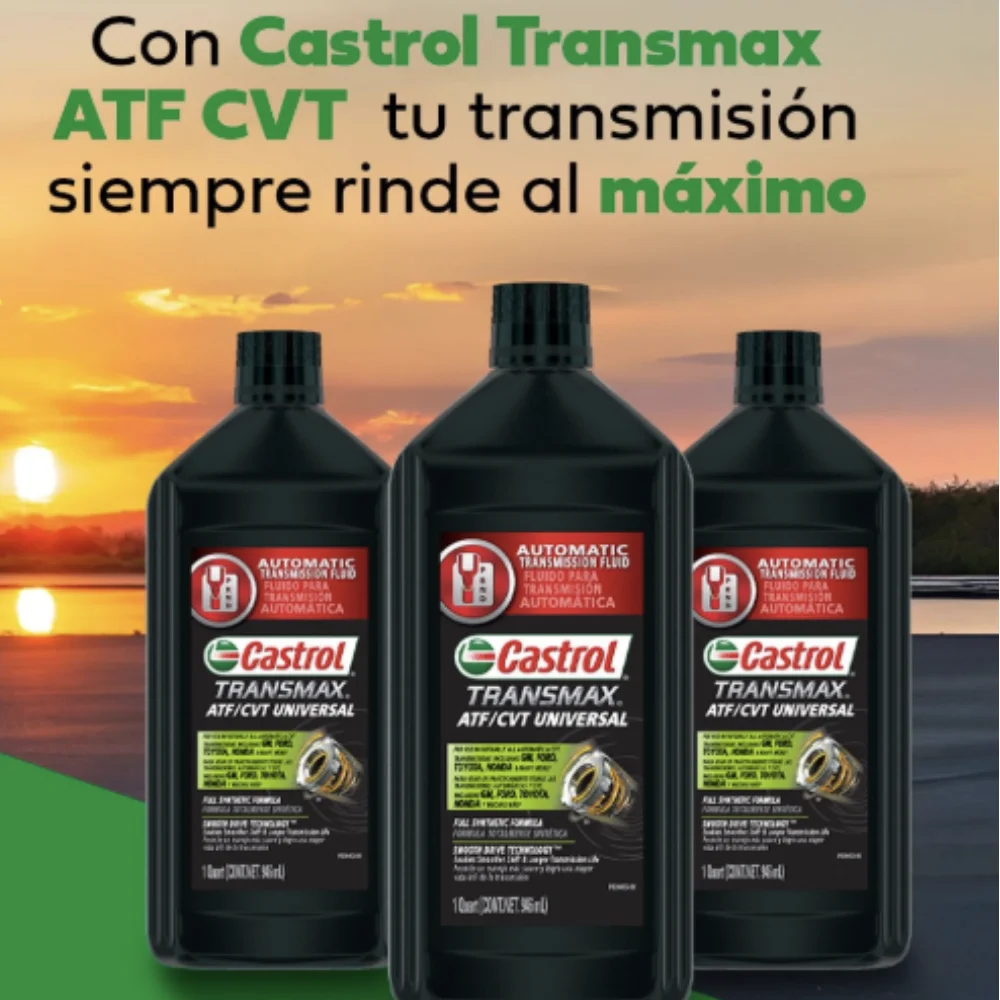 Aceite de Caja Automática Castrol Transmax ATF/CVT Universal (ATF + CVT) 3 Aceite de Caja Automática Castrol Transmax ATF/CVT Universal (ATF + CVT) - Imagen 3