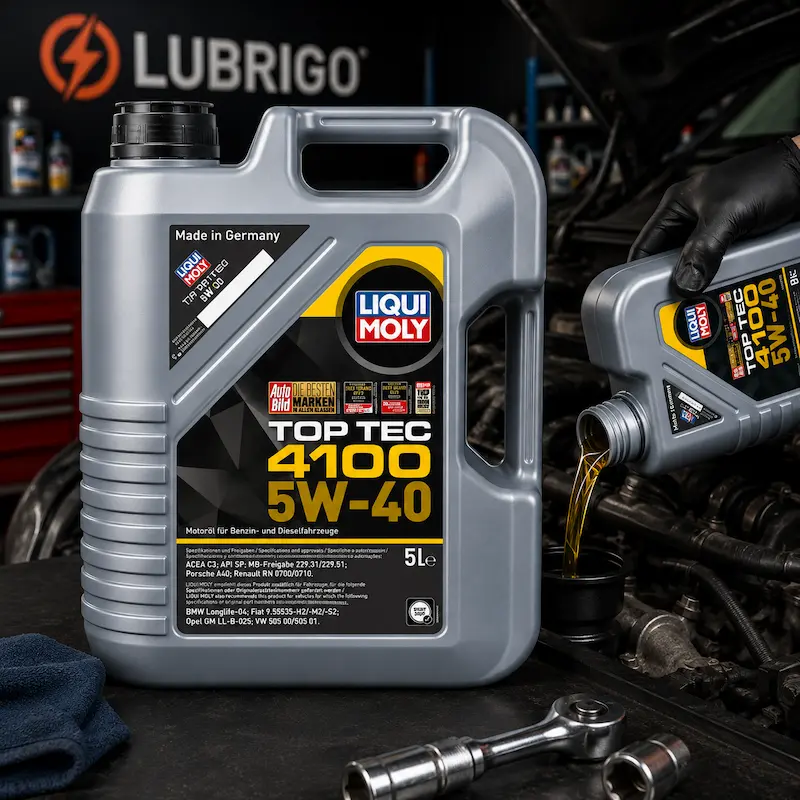 LIQUI MOLY Top Tec 4100 5W40 Aceite de Motor Sintético Galón 5L | Alto Rendimiento para Autos Gasolina y Diésel 2 LIQUI MOLY Top Tec 4100 5W40 Aceite de Motor Sintético Galón 5L | Alto Rendimiento para Autos Gasolina y Diésel - Imagen 2